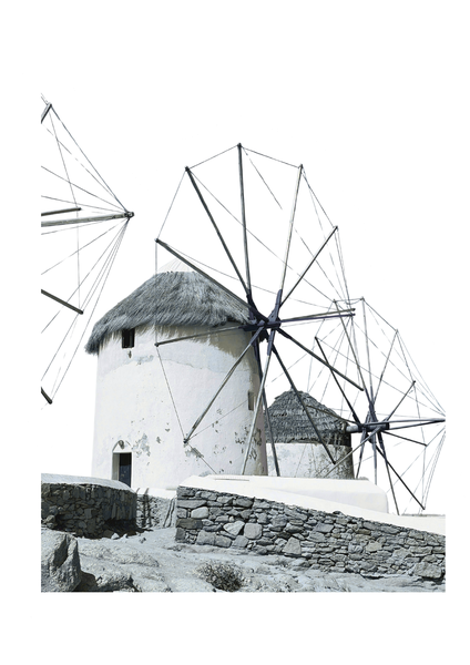 Ανεμόμυλοι Κάτω Μύλοι, Χώρα Μυκόνου